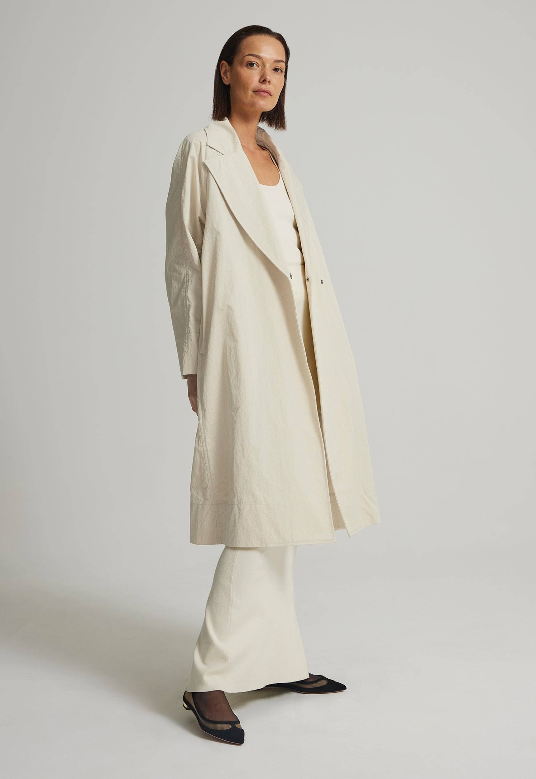 Jac+Jack ORWELL TRENCH COAT in Whisper